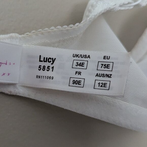 Cleo by Panache Women's Lucy Balconette Bra 34E - Picture 3 of 4